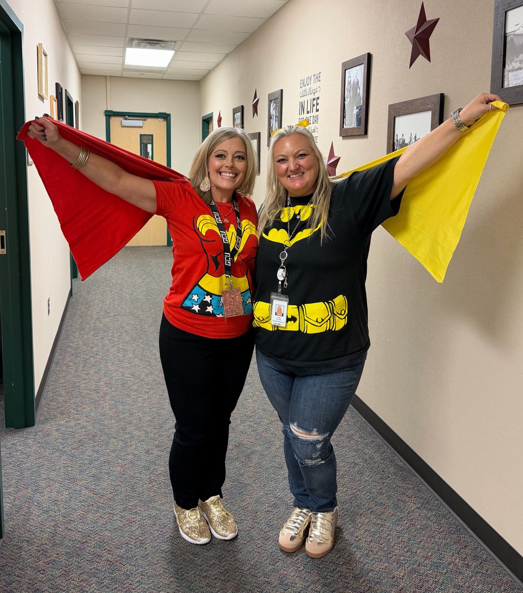 pinkpatterson's tweet image. Trustworthy Admin Team “Fit” since we are SUPERHERO STYLE walking our talk…make that flying our talk! #WeAreGR #CharacterCountsWeek