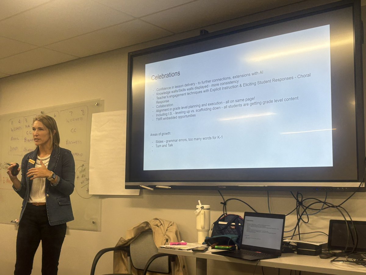 Exciting growth ahead! Our ELA Adoption Committee has become our Implementation Team. Year 2 of CKLA = refining practice, aligning grading practices, and increasing engagement with student response techniques 🤓 <a href="/JamieSmithESC/">Jamie Smith</a>