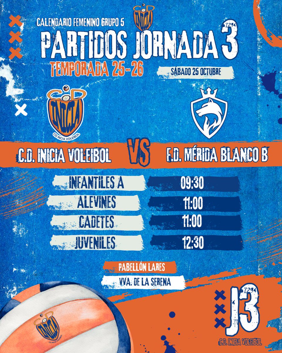 Este sábado 25 de octubre se celebra la primera jornada de liga en el Grupo 15, y nuestras chicas del Infantil B debutan en casa ante el A.D. Oliva de Mérida. 💥
Mientras tanto, en el grupo 5 se celebra ya la tercera jornada.
🟠 Cuidamos la cantera. #CDInicia #CanteraNaranja