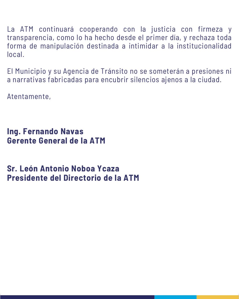 Comunicado Oficial:
