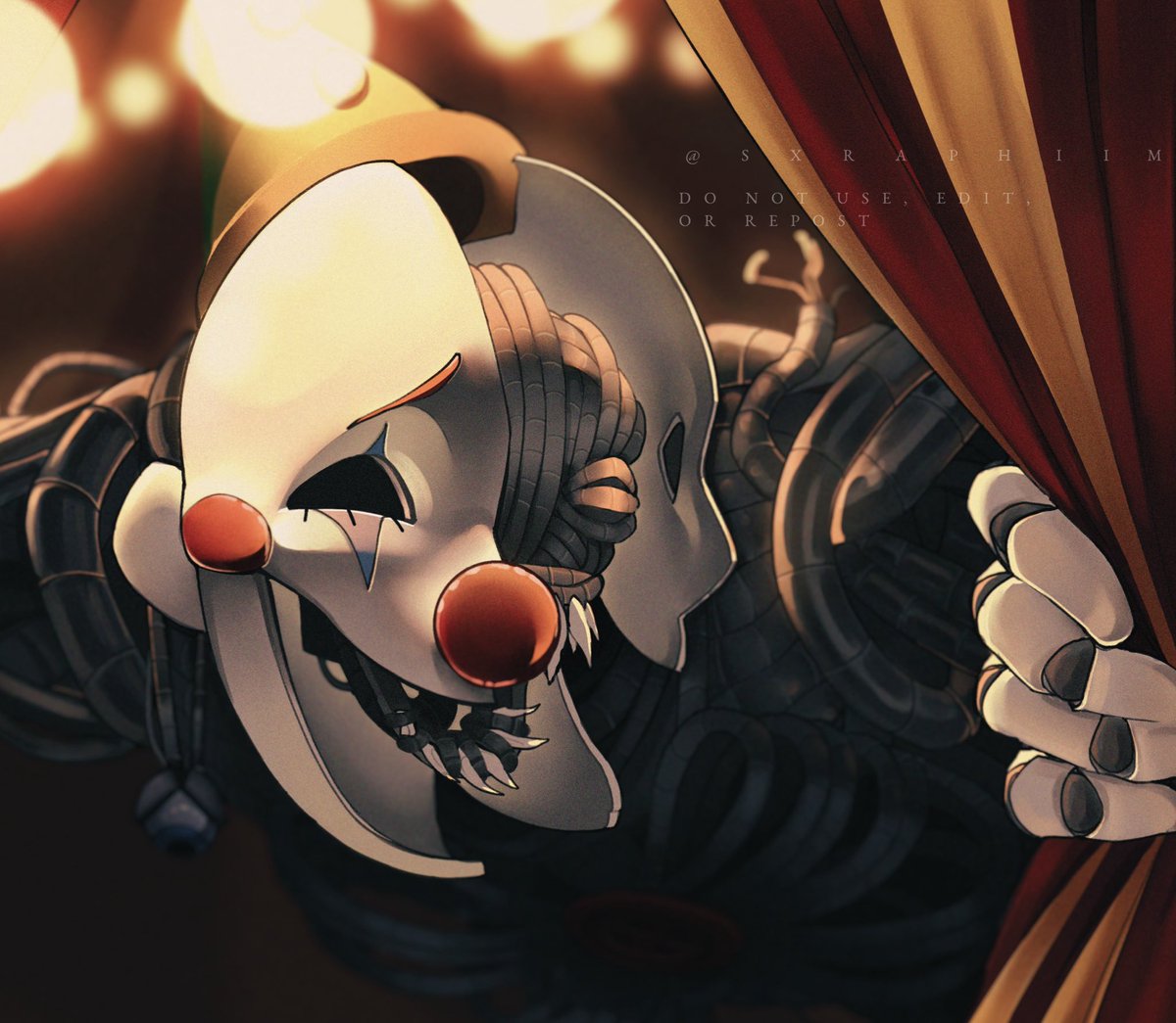 Sxraphiim_'s tweet photo. whatever. go my scarab.
please pretend like ennard five nights at freddy’s is your favorite character ever I think they’re so cute https://t.co/Dhgdvmzlv5