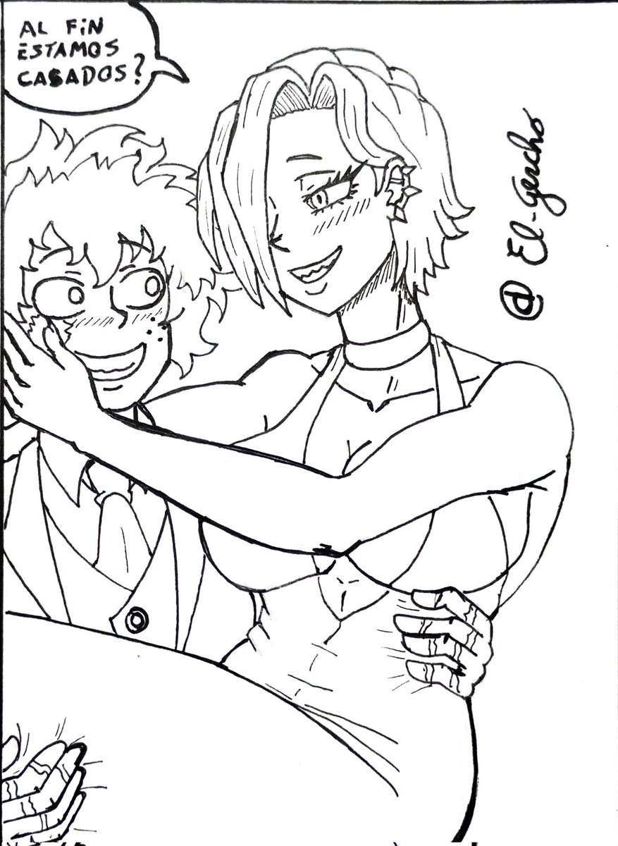 Ger_artist95's tweet image. Deku se casa con la dragona.
Inspirado en @kuyukumu
#ryukyu #BNHAfanart  #izukuxryukyu #izukuxladynagant  #Deku #draw  #IzukuMidoriya #ryukotatsuma
#BNHA #MHA  #mhafanart  #tomboy #waifus  #fanart #animegirl  #WBH_FANART #sketch