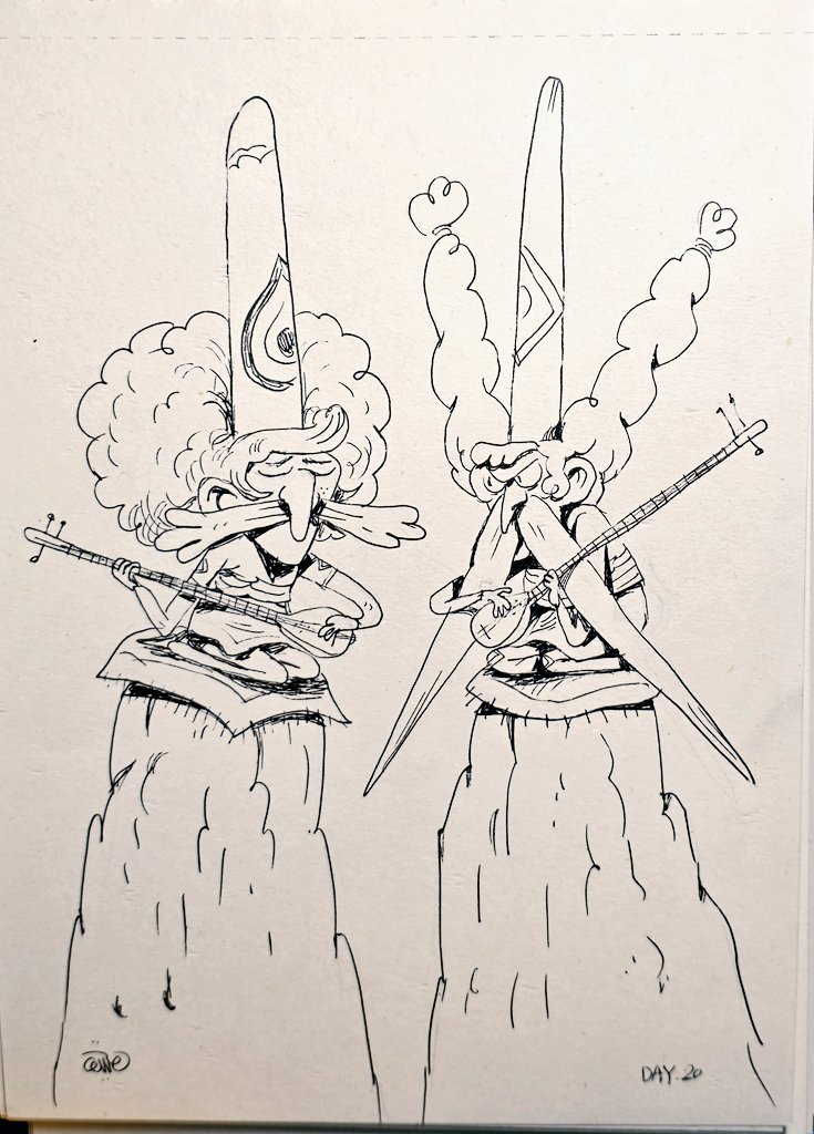 Day. 19 Rivals 
Inktober