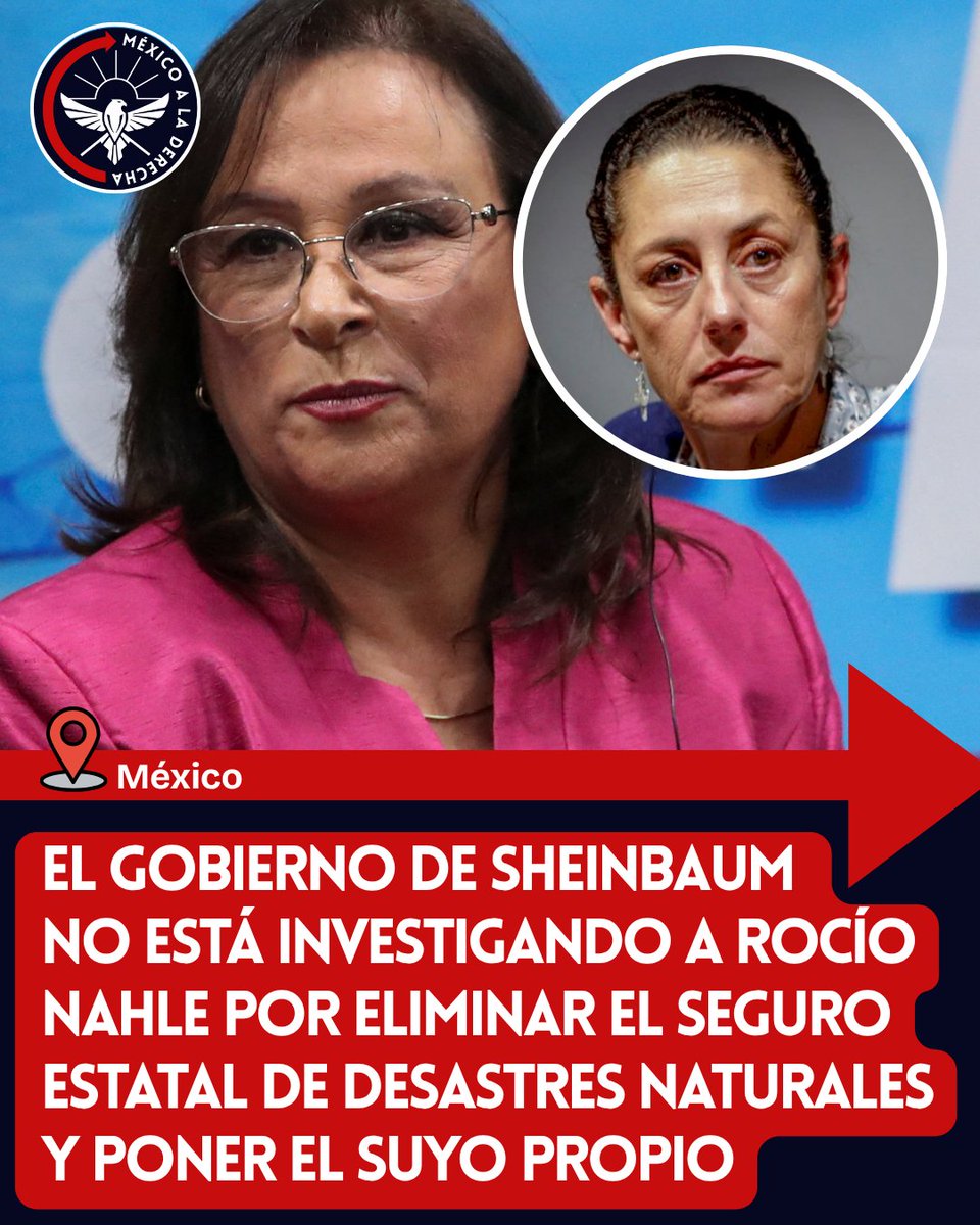 MexicoalDerecha's tweet image. 🚨🚨🚨EL GOBIERNO DE SHEINBAUM NO ESTÁ INVESTIGANDO A ROCÍO NAHLE POR ELIMINAR EL SEGURO ESTATAL DE DESASTRES NATURALES Y PONER EL SUYO PROPIO
👇👇👇

IMPUNIDAD MORENISTA

El gobierno de la asquerosa Claudia Sheinbaum no está investigando a Rocío Nahle por no renovar el seguro…