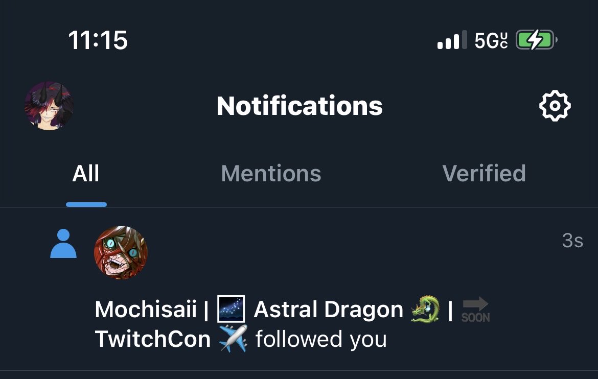 I struggled to post this since I don’t wanna be annoying but you know that good feeling when a vtuber you enjoy follows you? Having a rough day at work then saw this, and holy it made my day. Thank you Mochi!!!