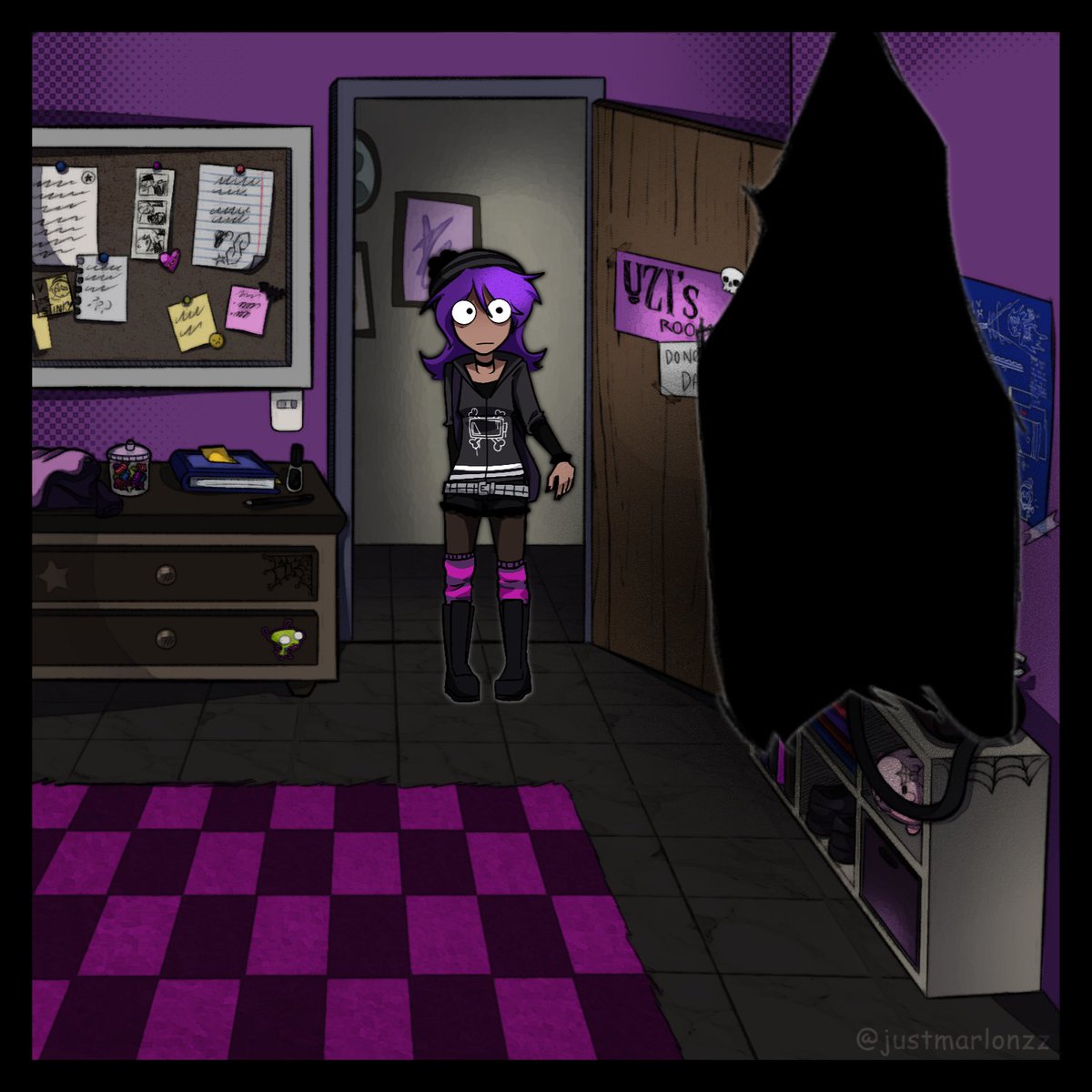 the concept of N being able to turn into a bat 🦇 #MDVampireAU #mdtwt (1/2)