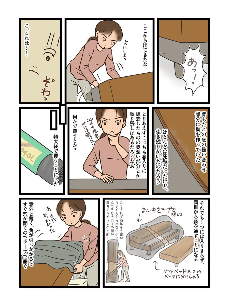 KajitanJ's tweet photo. トコジラミとの戦い 第17話 ①
数年に渡る戦いを漫画にしました。またまたご無沙汰でした。こちらは今週末からは冬時間、暖房も一昨日入った。さて決着まであと少し。勝利はあるのか。
#漫画が読めるハッシュタグ #トコジラミ #南京虫 #トコジラミ被害 #エッセイ漫画 #海外生活漫画 #丸梶堂トコジラミ https://t.co/xTR33r1rw7
