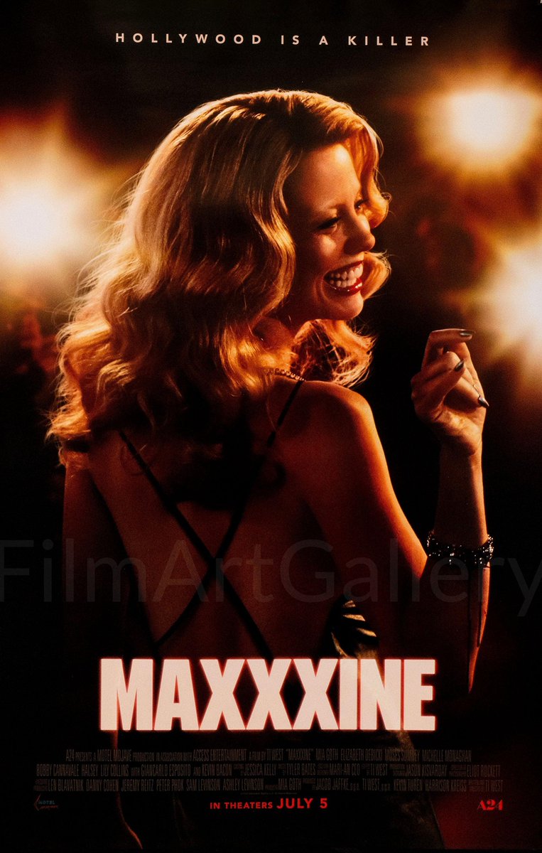 October 19th
Maxxxine
80s satanic panic painted in neo noir giallo flair concludes Ti West's trilogy.
9.41/13 Spookies