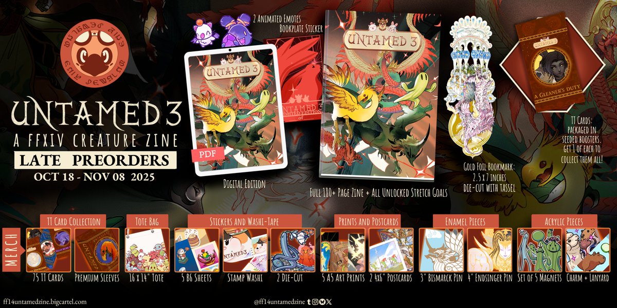 Untamed: A FFXIV Creature Zine @PRODUCTION tweet media