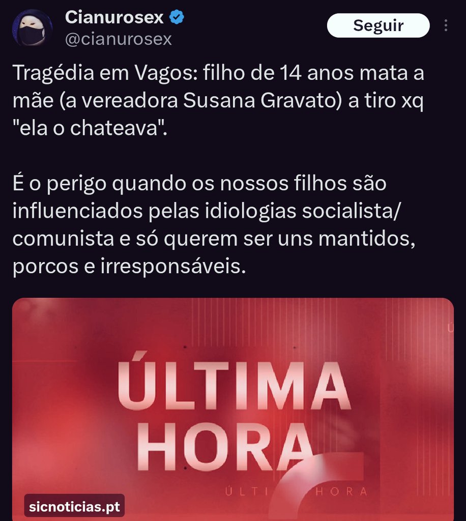 RodriguesAValve's tweet photo. Criança dispara sobre a mãe com arma que o pai tinha em casa... A extrema direita defende o uso e porte de arma, mas diz que a culpa disto é do... socialismo e comunismo.

Alucinante.

. https://t.co/nvSZVjCkH7