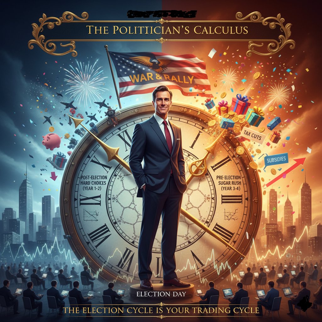 JEbisindo's tweet photo. Elaborating the Freakonomics Political Clock. https://t.co/33UYU7SzOu