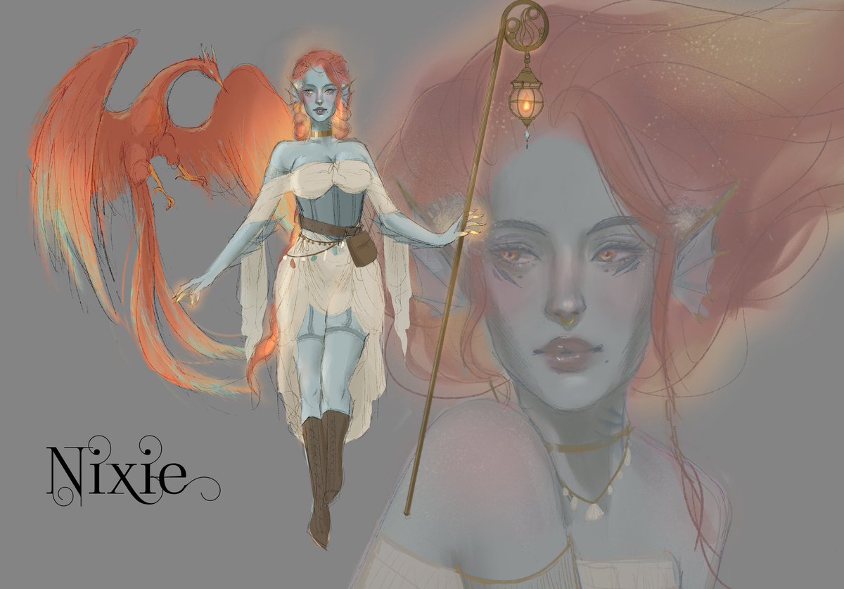 _Mai_Lan's tweet photo. My Wildfire druid for a DND Game!! https://t.co/vjb6CK7yVh