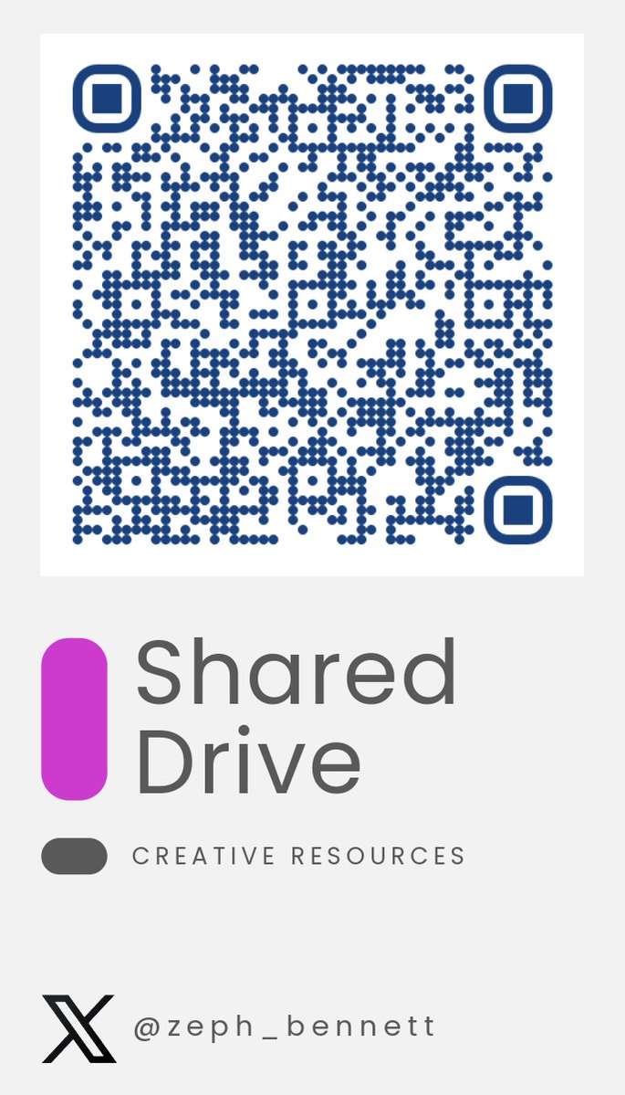 zeph_bennett's tweet image. Want to access my Shared drive for resources, power points, Teaching and Learning resources, graphic Organisers, templates and over 1000 free to use images, just scan the QR code below 👇