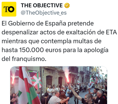 Convivencia Civica Catalana (@ccivicacatalana) on Twitter photo Se podrá homenajear impunemente a asesinos de hombres, mujeres y niños, siempre que sean de ETA. Si no son de ETA, estará penado. 
12 socialistas deben estar removiéndose en sus tumbas. Se podrá homenajear impunemente a asesinos de hombres, mujeres y niños, siempre que sean de ETA. Si no son de ETA, estará penado. 
12 socialistas deben estar removiéndose en sus tumbas.