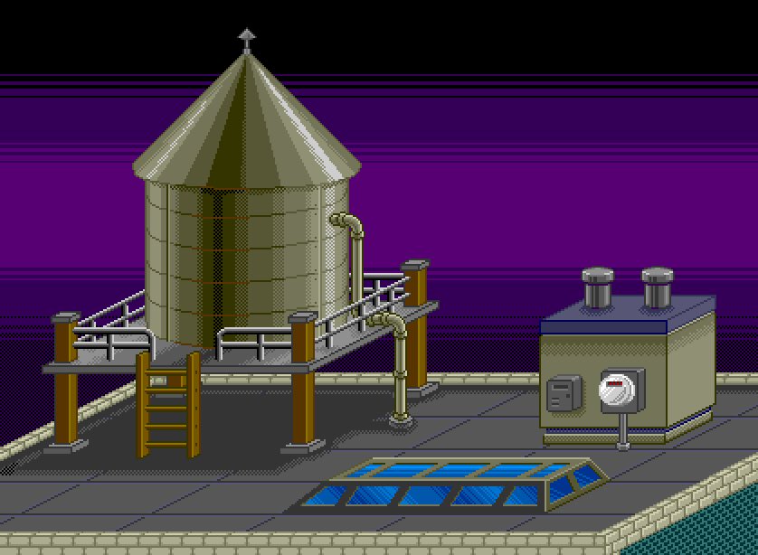 Finished yesterday’s water tower and whipped up a few more rooftop decorations for #ASSETober day 22.