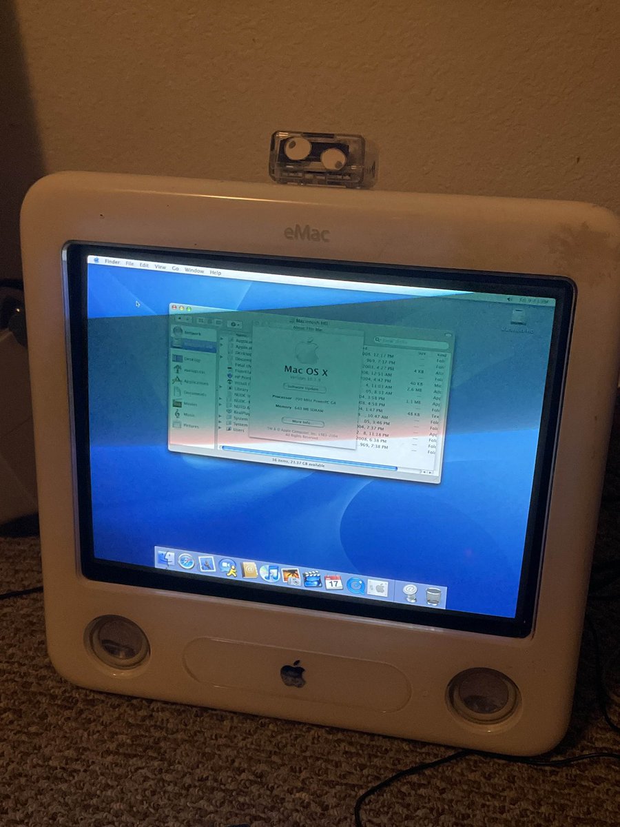uproxide's tweet image. these are my children
my raspberry pi 4 and my 2002 eMac