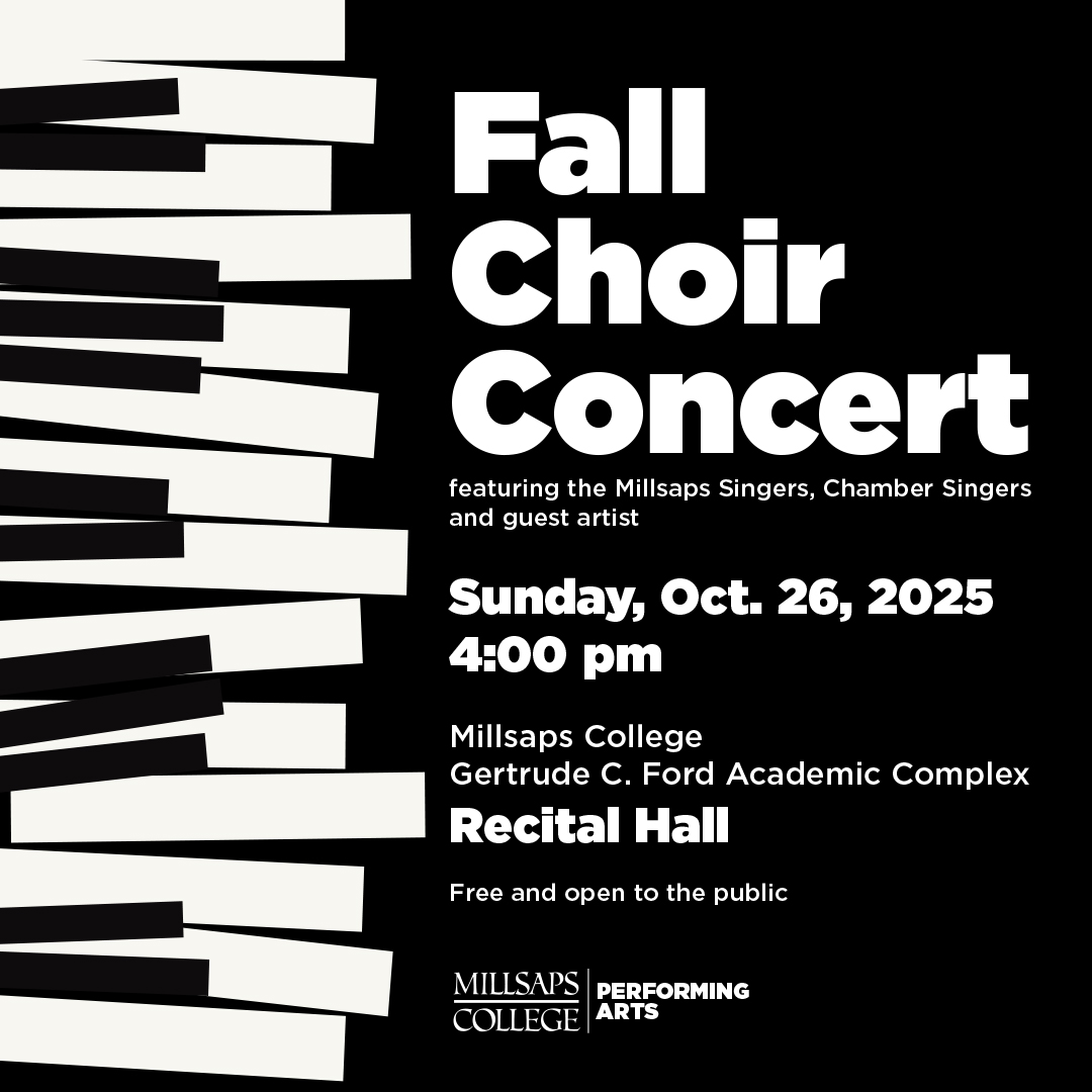 millsapscollege's tweet image. Fall is finally here, and what better way to celebrate than our Fall Choir Concert. 🎶 Join the Millsaps Singers, Chamber Singers and a special guest artist for a night of music, collaboration and community.

#JacksonMS #Music #MillsapsCollege