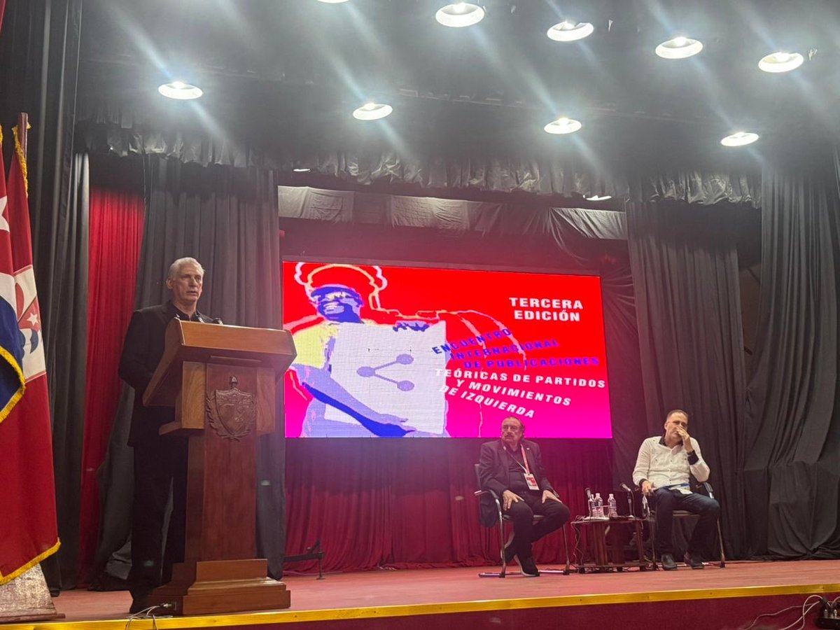 Invitado por Luis Morlote, director de “Cuba socialista” y en presencia del Presidente Miguel Díaz-Canel, doy una conferencia sobre “Los desafíos de la Superinteligencia Artificial Cuántica” en apertura del III Encuentro internacional de publicaciones teóricas de izquierda.