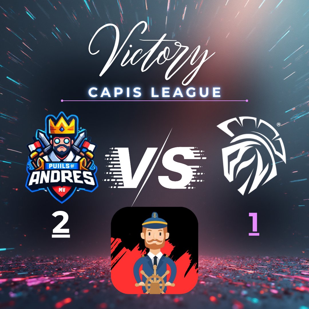A controversial victory, but we’ll take it 💪🔥 GG to our opponents ⚔️
🏆 <a href="/CapisLeagueE1/">Capis League</a> 
Ggs to <a href="/Oddyssey_offcl/">Oddyssey🏛️</a>🤞🏻❤️
🎖 <a href="/_RainbowCR/">Rainbow</a> (3-0)