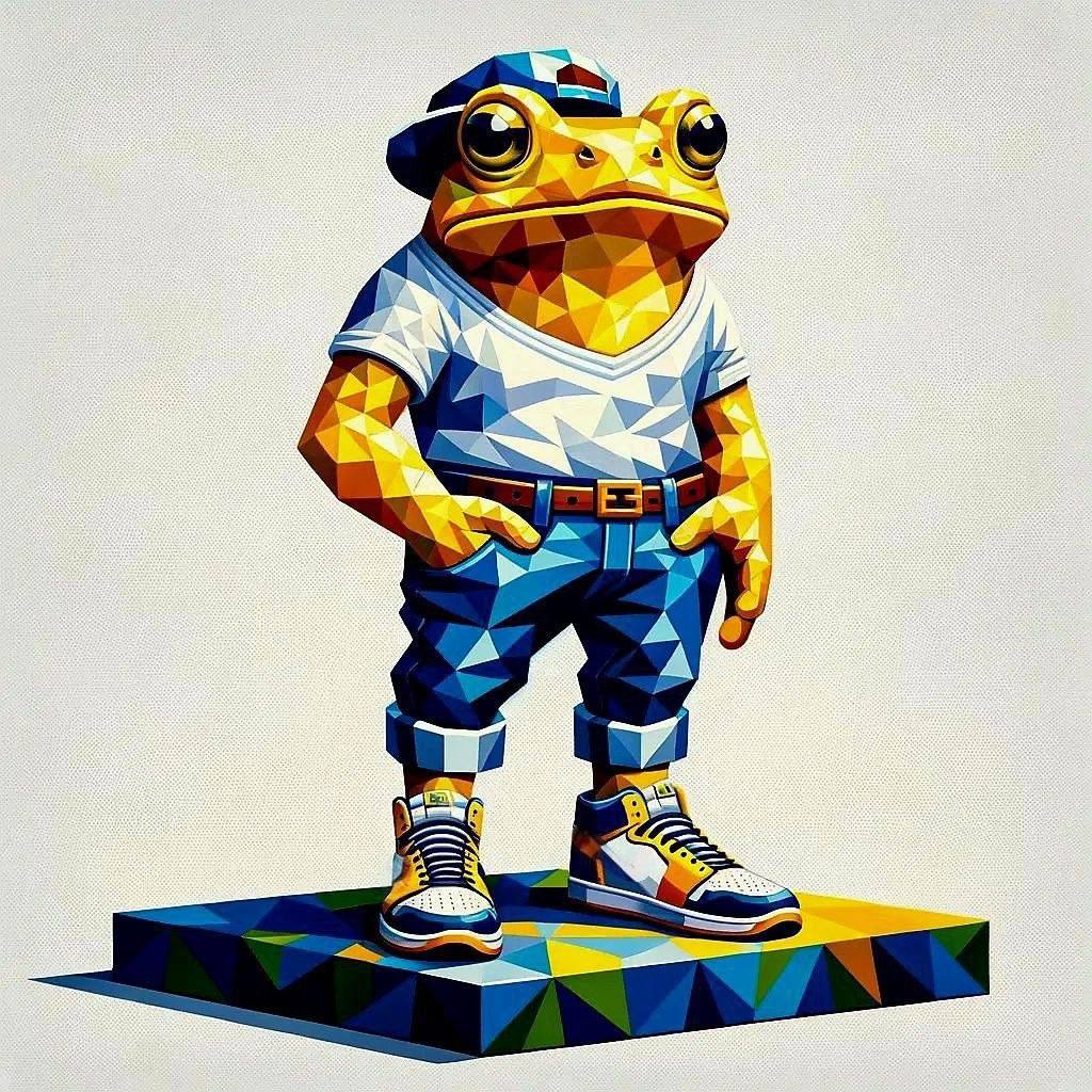 TurboToadToken's tweet image. Stepped out of the swamp and onto the scene. You can't deny the geometry of this swagger 😎🐸 $TURBO