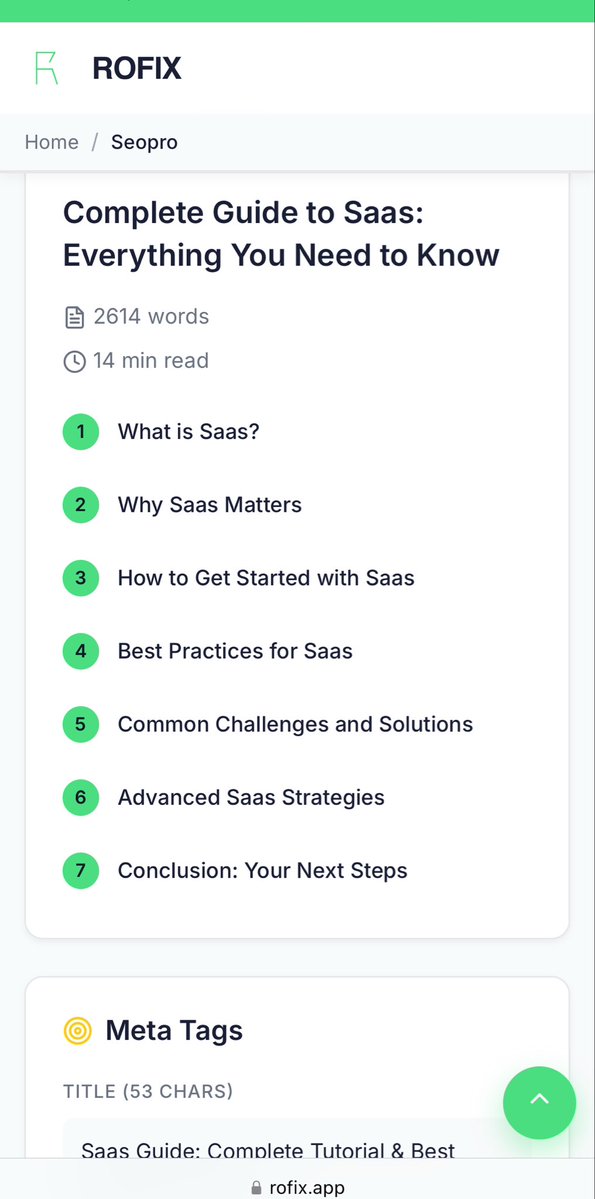 CodeFinality's tweet image. 7 trials just from being an early member 
Jack is setting up small Saas apps for great marketing and connections how can you beat this? 
Heres is the most search keyword on my app Rofix.app 😗