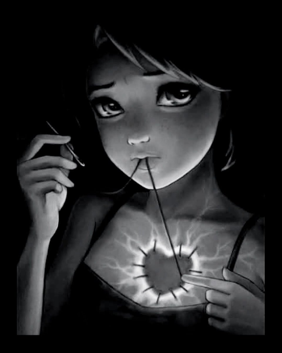 أخيط جراح الأيام بصمت وحدي لا أستأمن أحد على ألمي كل ما مررت به كان درسا وكل سقطة نضجا وكل وجع طريق جديدا إلى ذاتي💔🐅💔