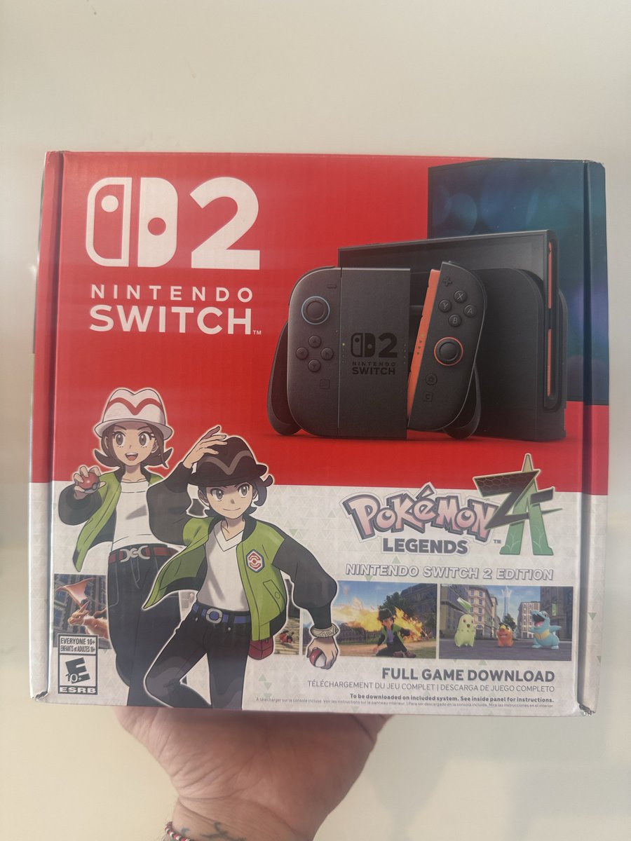 SakurasCardShop's tweet image. 🌸GIVEAWAY TIME🌸
1 winner will receive 1 Nintendo Switch 2 + Pokemon Legends ZA bundle!
How to enter:
✅ Follow @SakurasCardShop
✅RT this post
✅Comment your favorite Pokemon game!👀
Tag some friends!
Winner will be drawn 11/15
Open to US residents only.