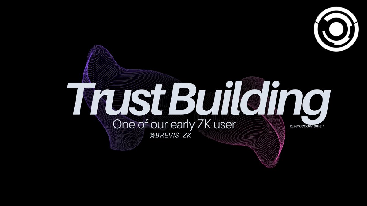 Zerocodename1's tweet image. My blockchain transactions are now faster and safer.
@brevis_zk is a total game changer!

-One of our early ZK users.

They’ve felt the difference. You can too. 🔐
#BrevisZK #ZeroKnowledge