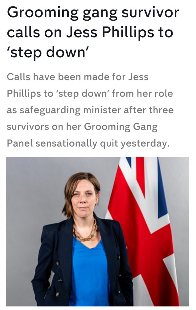 Jess Phillips is too arrogant to step down and Starmer is too cowardly to sack her.
It's hard not to laugh. Ok go on then. 🥴😂🤣🤣🤣🤣🤣