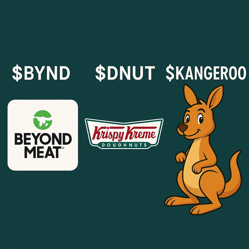 kangerootoken's tweet photo. It was beyond meat $BYND and $DNUT in the stock market.
Now it’s $KANGEROO time on Solana. 🦘

Already listed on Raydium and backed by an audited team. Our mission is simple: make memes great again. https://t.co/Fyoro7kmMz