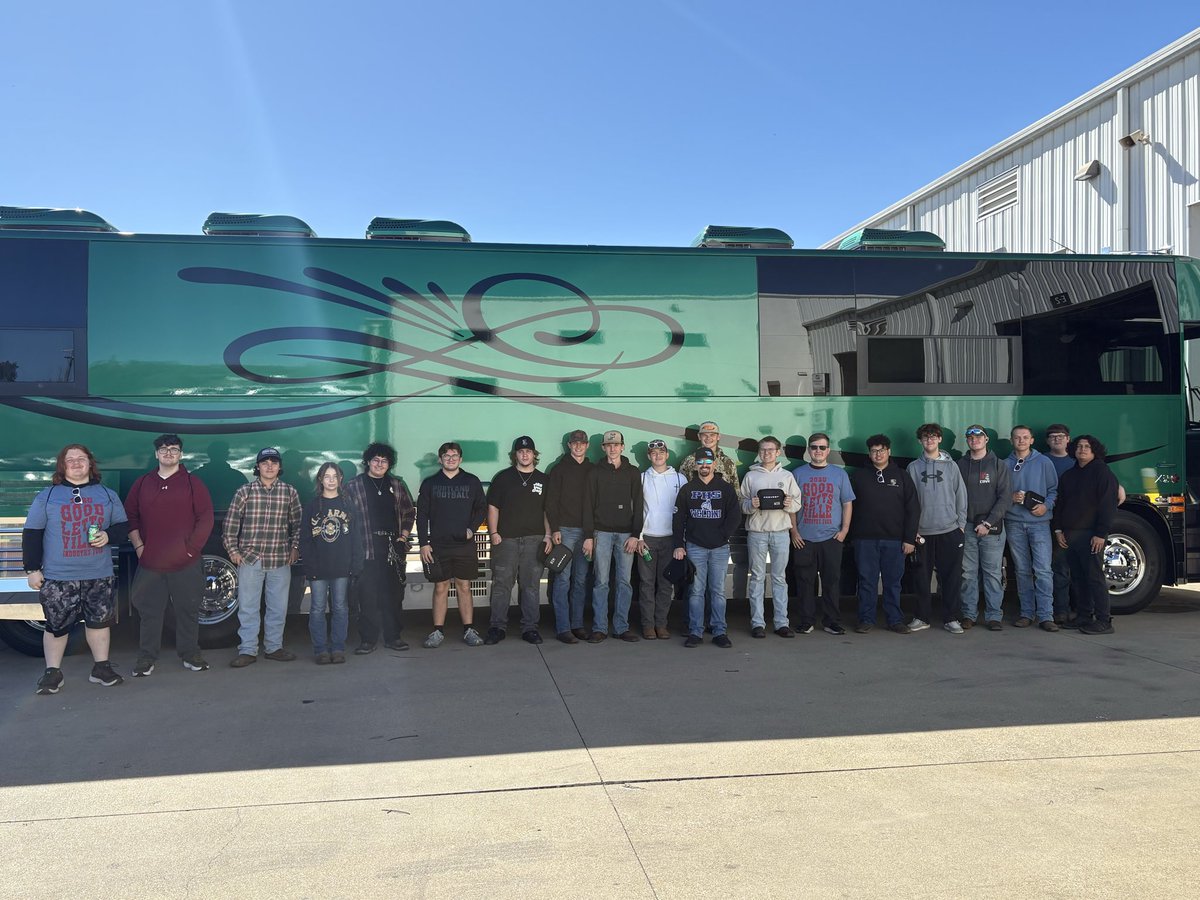 Welding  toured Prevost  on  the Goodlettsville Industry Tour. Prevost is the leading North American manufacturer of premium passenger coaches &amp;conversion coaches. Students saw the bare frames, shell of a coach &amp; stepped  inside the finished product that belongs to Luke Combs.