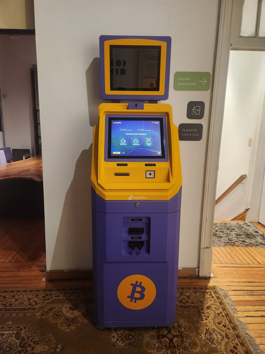 Luis A. Escobedo (@agripv10) on Twitter photo Muy fan del nuevo cajero $BTC de <a href="/cryptoboxMX/">CryptoboxMx</a> en Studio Berlin. Definitivamente una ubicación ideal. #cypto #bitcoin #mxtw2025 Muy fan del nuevo cajero $BTC de <a href="/cryptoboxMX/">CryptoboxMx</a> en Studio Berlin. Definitivamente una ubicación ideal. #cypto #bitcoin #mxtw2025