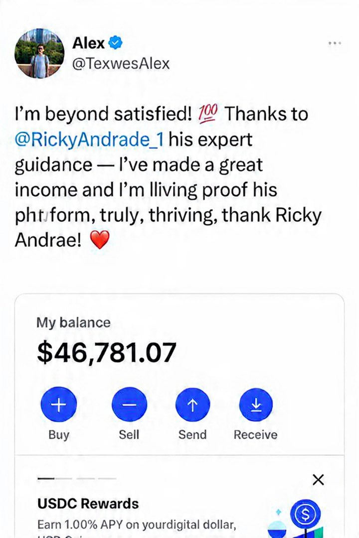 Big shoutout to all my amazing investors! 💥 Stop letting scam fears block your breakthrough—real success is waiting! 💸 My team is winning every single day! ⚡️ DM me now and let’s surf the #ProfitWave together! 🌊🚀