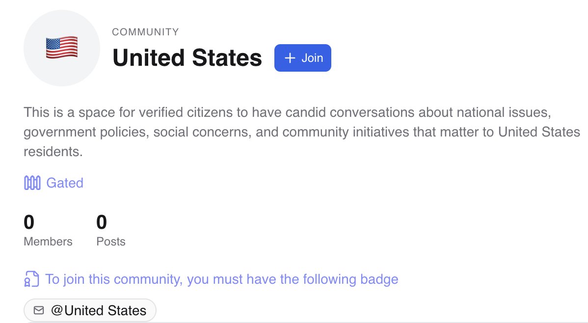 Huge shoutout to <a href="/d0x471b/">0x471</a> for his big brain energy🧠!
Next up for <a href="/OpenbandsXYZ/">Openbands</a> :

-&gt; Country communities 
e.g., join the US community only if you’re a PROVEN US citizen. Thanks to <a href="/SelfProtocol/">Self Protocol</a>!

-&gt; Create your own communities🇦🇷🇵🇪🇲🇽🇯🇵🇺🇸🏴󠁧󠁢󠁥󠁮󠁧󠁿🇩🇪🇨🇭🇿🇦🇬🇷🇪🇸🇧🇷🇹🇷🇻🇳🇹🇭🇫🇷

-&gt; IPFS storage and