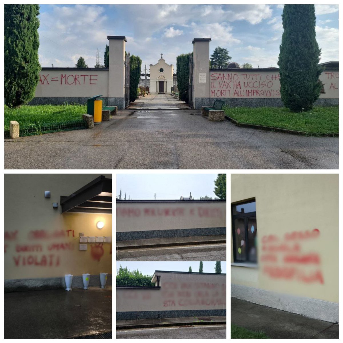 ‼️DOPPIA V_V AZIONE‼️
🔥 CIMITERO 
🔥 SCUOLA
👉 NOVEDRATE (CO)

⚡️🏛💥🔨🏫💥🔨👶🏻⚡️✌️✌️

SE PERCEPISCI IL PERICOLO
E VUOI LOTTARE MA NON SAI COME

ACCESSI
ALLE CHATROOMS 
👇
t.me/+RpSTxOYoq2Q0Z…

CANALE  PRINCIPALE  V_V
👇
t.me/+x2KxrWVNcDo2Y…