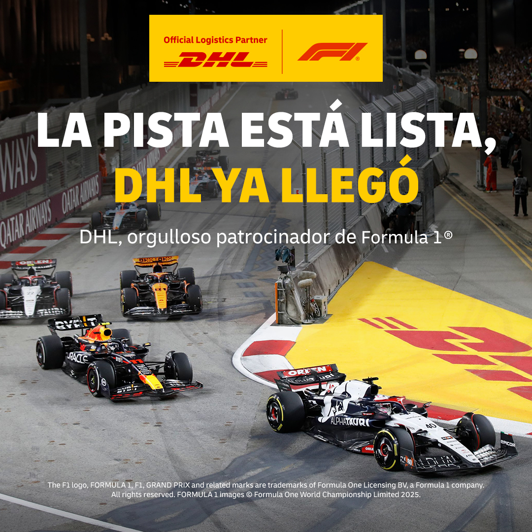 La velocidad no está solamente en la pista. Nuestro equipo recorre miles de kilómetros en todo el mundo, para garantizar que cada pieza y equipo estén listos para el gran arranque de FORMULA 1 GRAN PREMIO DE LA CIUDAD DE MÉXICO 2025.