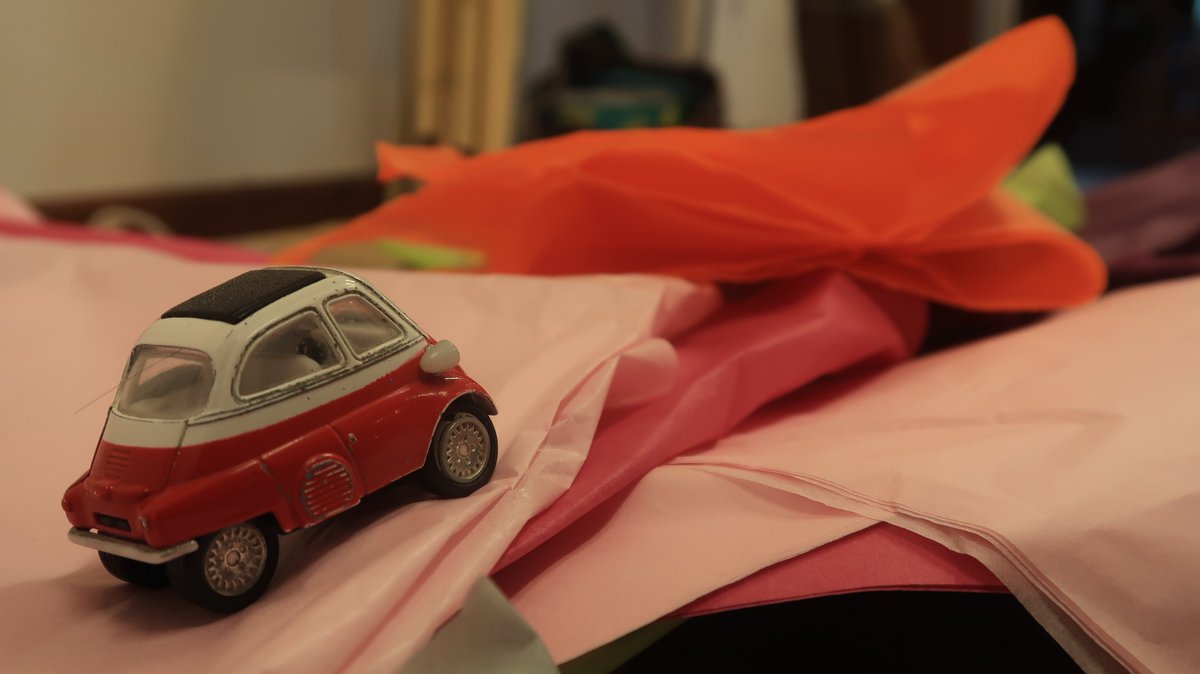 Hmm.. It seems yesterday's costume looked a bit *too* scary - So now I've found all these to make it nice, bright &amp; fun! 🚗