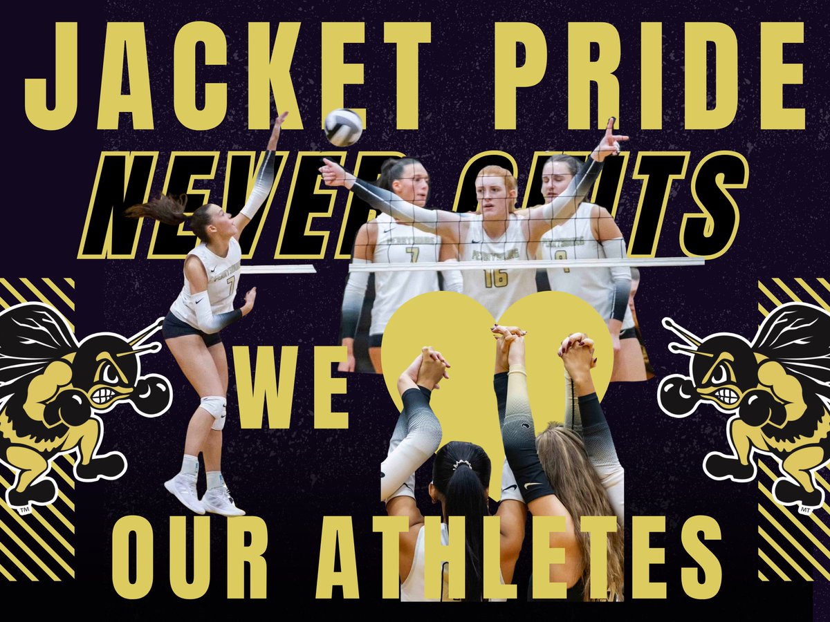 Survive and Advance.  Our Girls Volleyball did just that last night!  Now its time for the community to do their part!

#JacketPrideNeverQuits #StrongSchoolsStrongTeams #SurviveandAdvance