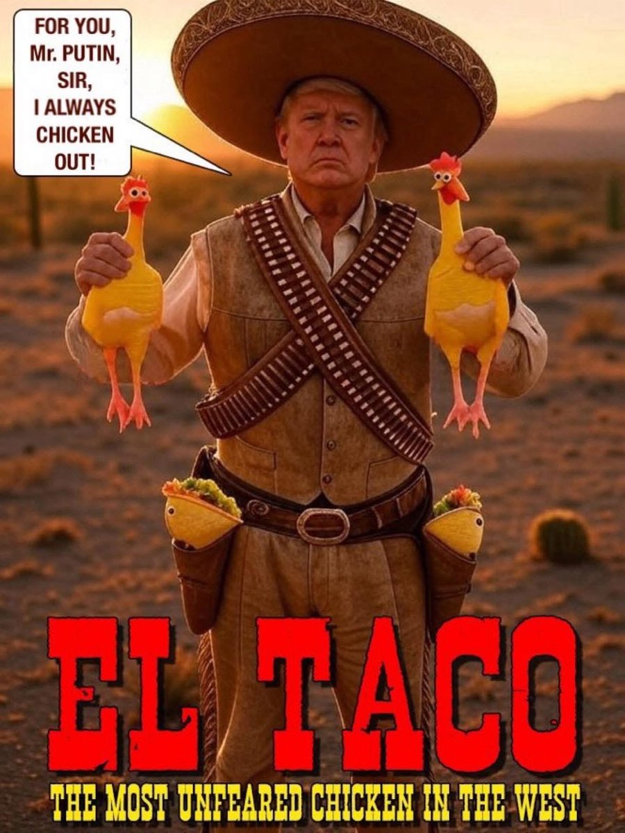 Time to get #TACOTrump trending again.