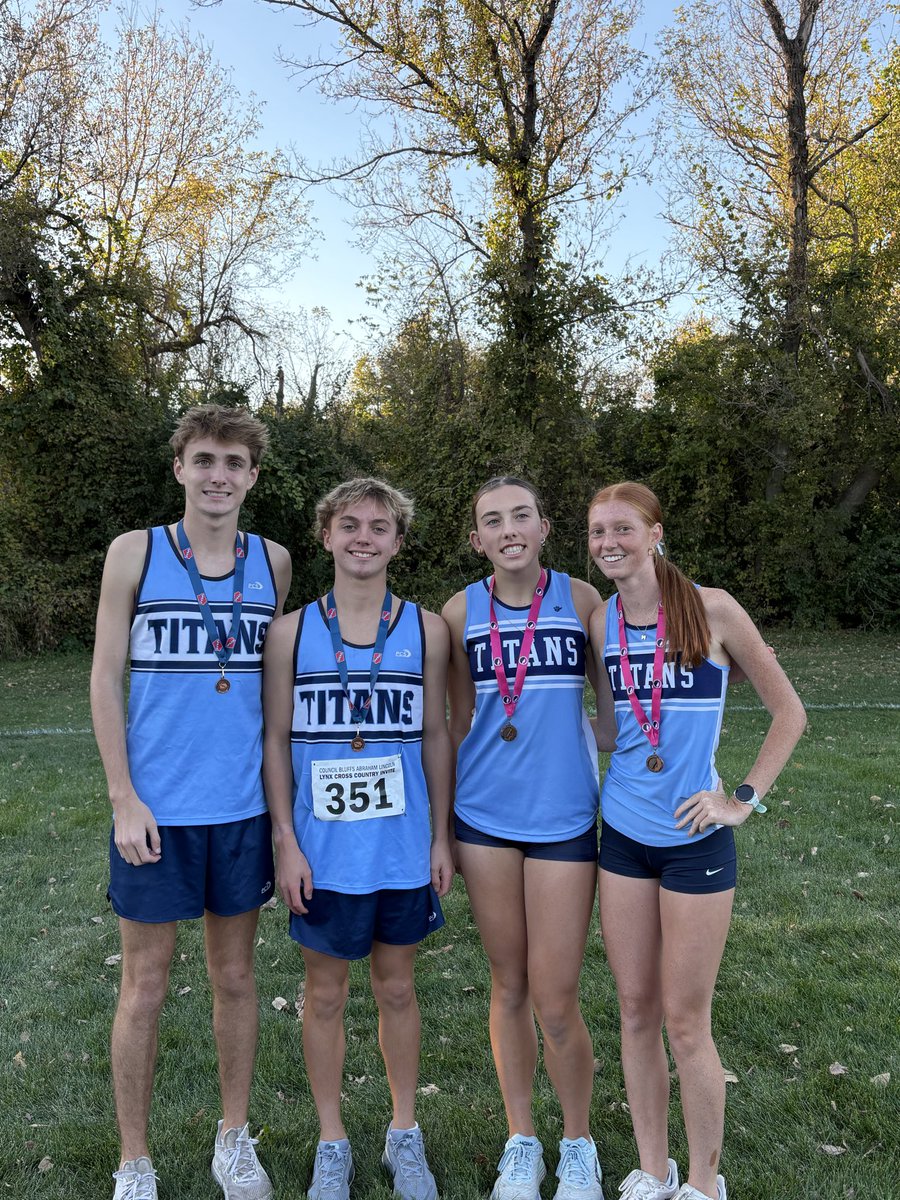 Our four State Meet qualifiers! Coots, Lillie, Reese, and Hoss! On to Fort Dodge next week!