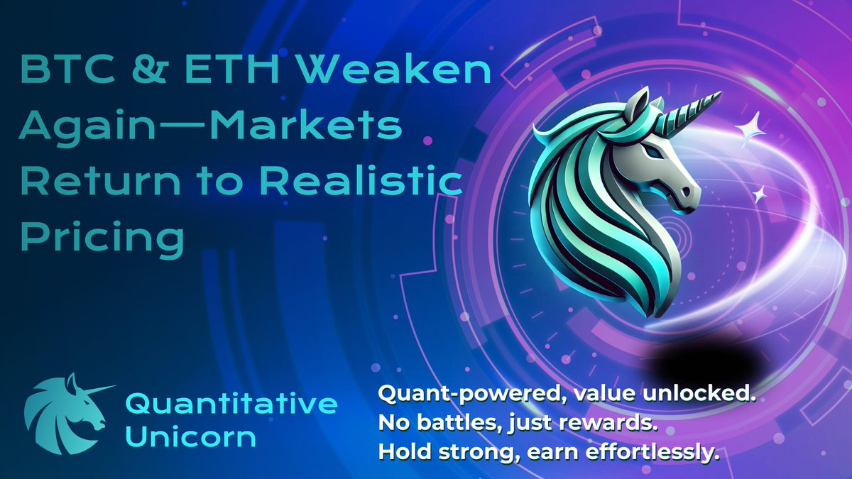 Brc20_QuniX's tweet image. BTC ~$107K, ETH ~$3.75K:
• Hawkish Fed tone
• ETF flows slow, quants de-risk
• Technical headwinds hold
📌 QuniX: Market’s repricing, not breaking. Patience is alpha.

🔗 t.me/Brc20_QuniX/340

#Bitcoin #Ethereum #QuniX #Crypto