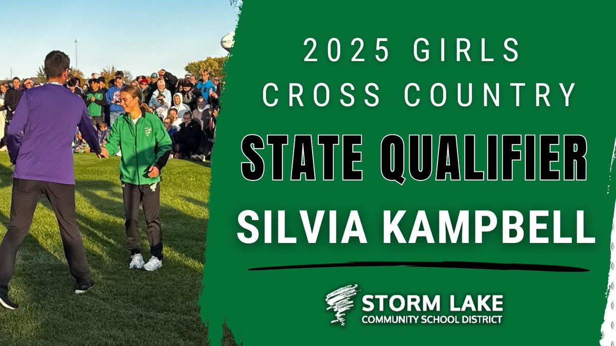 Let's hear it for Silvia Kampbell, a 2025 State Qualifier and a NEW school record holder with a time of 19:43! Wow! 👏👏#AmericasSchool