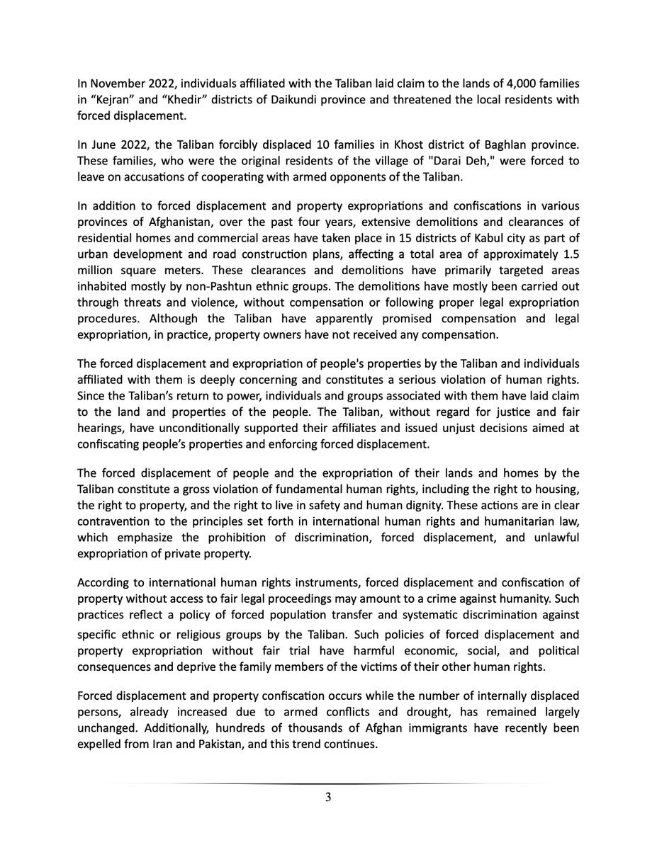 Afghanistan Human Rights Center tweet media