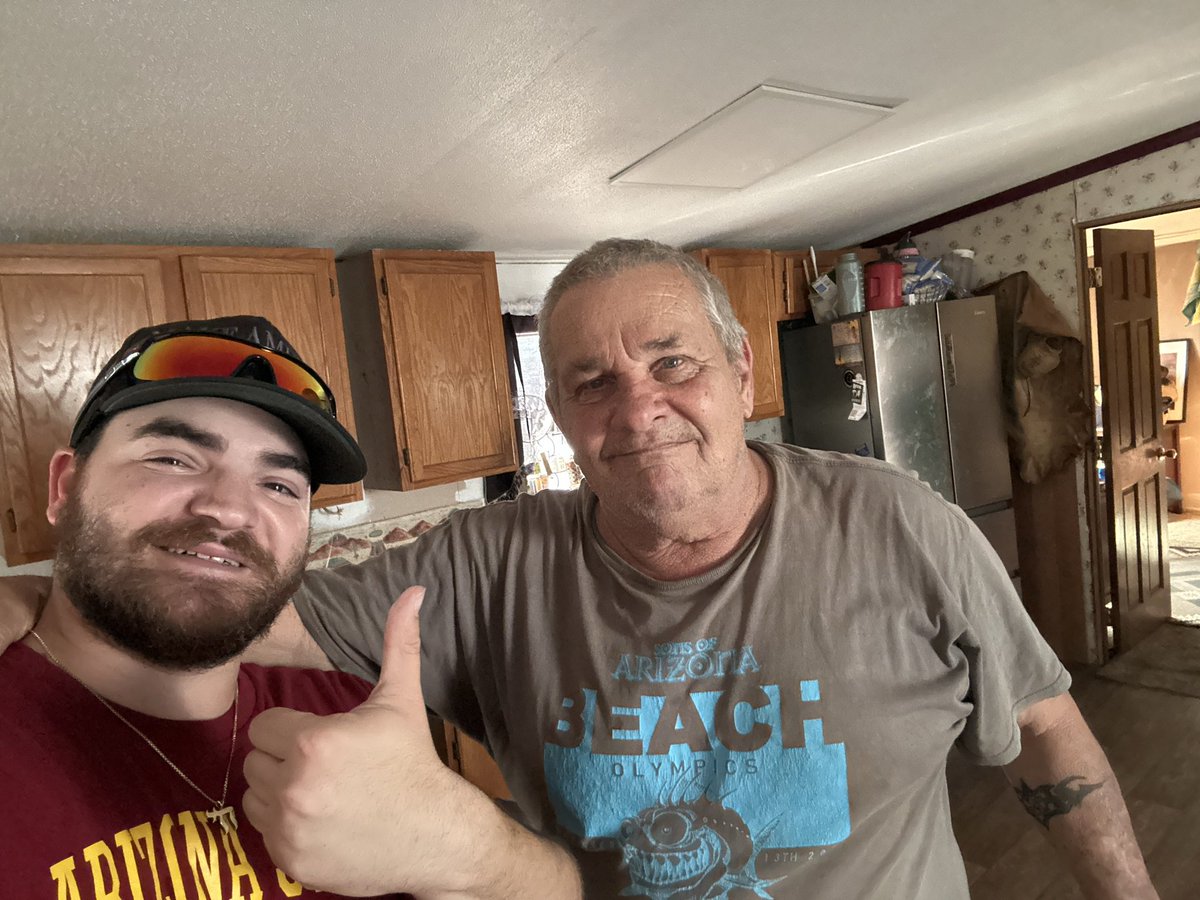 This is Jeff. Jeff is a lifelong Republican. Jeff has an Andy Biggs pin nailed to his wall. Jeff had some very…colorful language to describe Spilsbury after I told him she was co-chair of Republicans for Kamala. Jeff filled out his ballot for Dorean Taylor and is putting it in