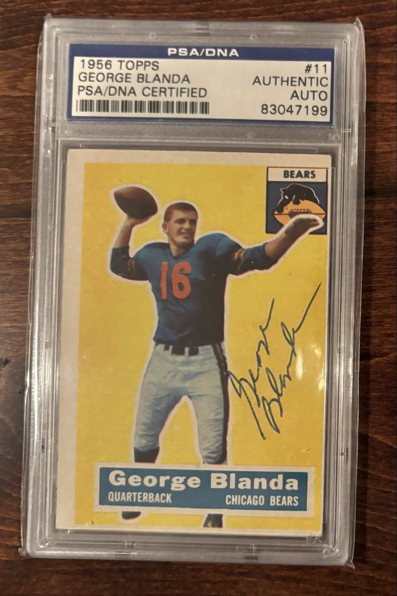 Excited for this addition to my <a href="/ChicagoBears/">Chicago Bears</a> HOF autograph collection.  <a href="/CardPurchaser/">Card Purchaser</a>