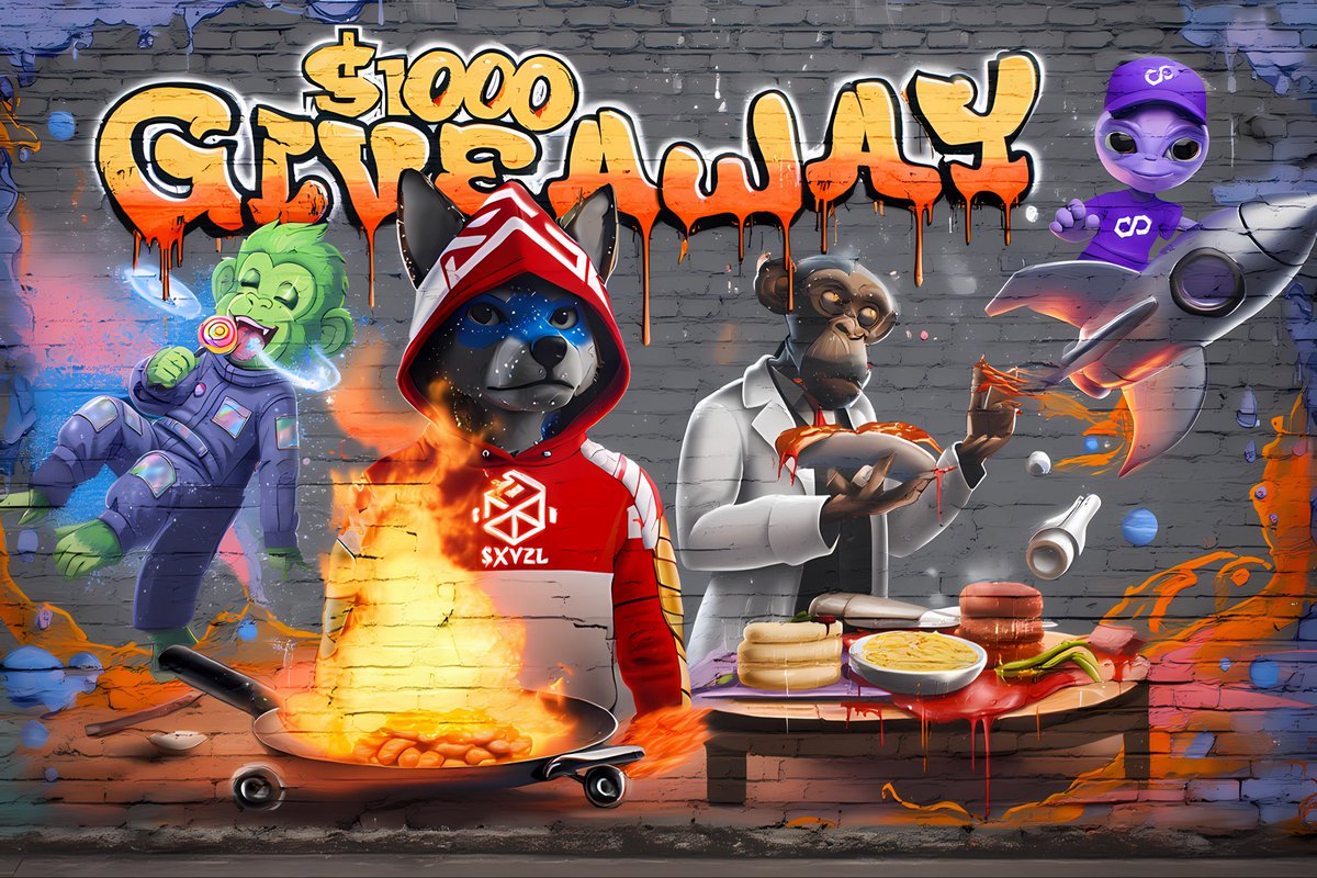 🎉 GIVEAWAY TIME 🎉
🔥 1000 $ (10 winners of 100$ each) 🔥

✅ Like &amp; RT
✅ Follow:
<a href="/SatoshiDogfun/">$SATDOG™</a> <a href="/MonkeyVerses/">MonkeyVerses</a> <a href="/SaborVerse/">SaborVerse</a> <a href="/XYZLPRO/">$XYZL 🔺</a> <a href="/POLVIOX/">$POLVIOX</a> 
✅ Tag 2 friends

📩 Winners will be asked for their wallet.

🍀 Good luck to all! 🚀
Post 10/10 🍀
#Giveaway #Crypto #Airdrop #viral 🚀