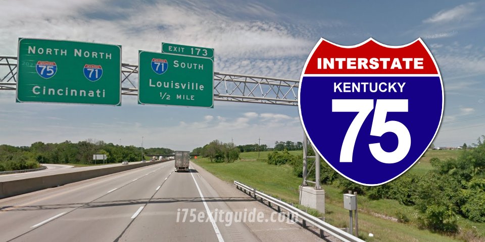 i75exitguide's tweet image. Rolling Roadblocks on I-75, I-275 and I-71 in Kentucky on Sunday, October 26

The Kentucky Transportation Cabinet (KYTC) advises motorists of overnight rolling roadblocks scheduled for Sunday, October 26, on I-75,...
is.gd/X56iZ4