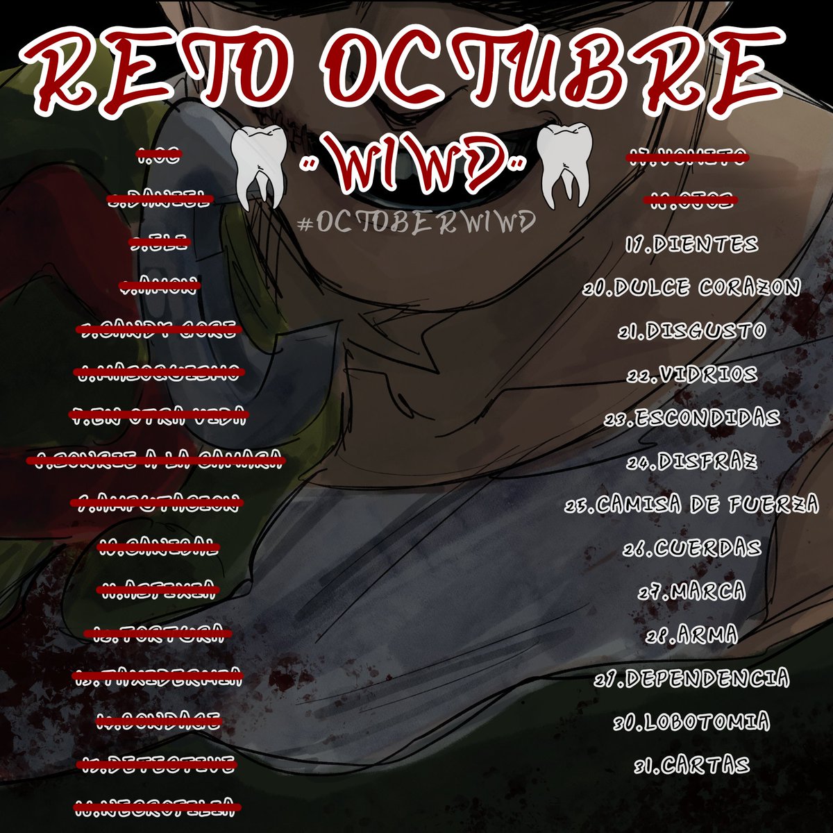 roid044's tweet photo. #OCTOBERW1WD #w1wd #w1wdDaniel @s1ckh34d https://t.co/bWZgKt62bc