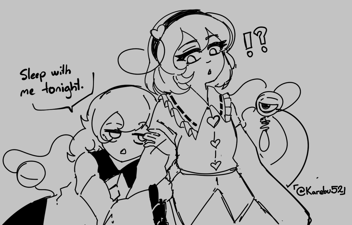 Karebu52's tweet photo. just koishi and satori

#Touhou #東方 #touhouproject #東方Project https://t.co/ssuxIHINjN