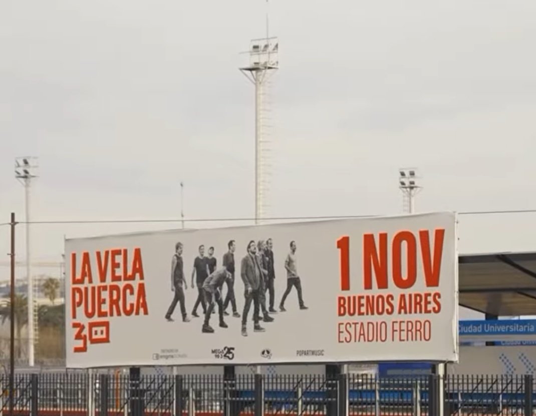 Se vienen los 3️⃣0️⃣ años de <a href="/LaVela_Oficial/">La Vela Puerca</a> en Ferro🎉

Abro este post para compartir 
🎫 Compra/Venta de entradas
🚐 Traslados 
👚Indumentaria 

O por mail pintarelmundodecoloreslvp@gmail.com

1.11. Av Avellaneda 1240. CABA
20h
Invitada: Barbi Recanati

🕯️3️⃣ST0️⃣ RECIÉN EMPIEZA 🐽
